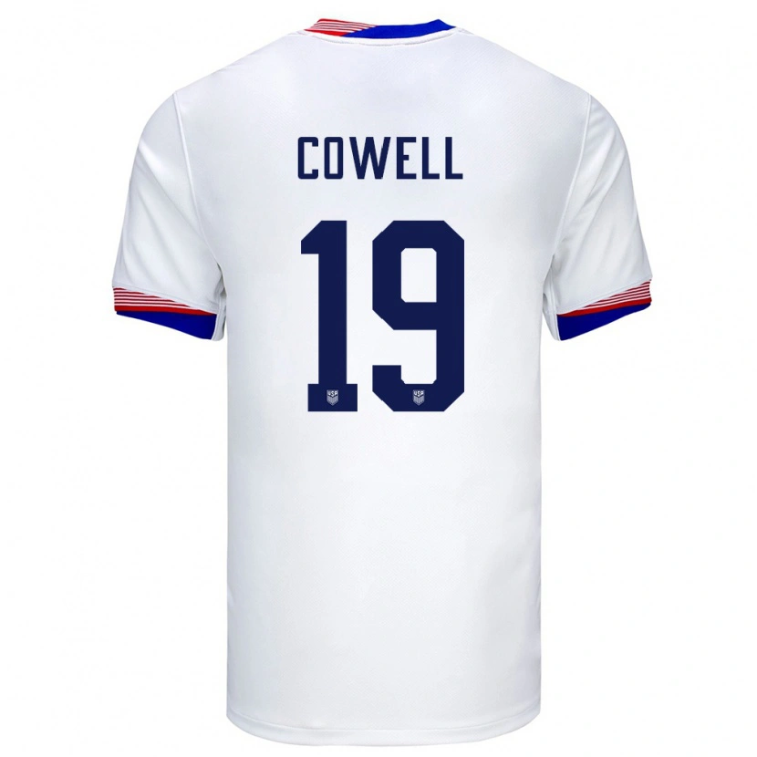 Danxen Herren Vereinigte Staaten Cade Cowell #19 Weiß Heimtrikot Trikot 24-26 T-Shirt