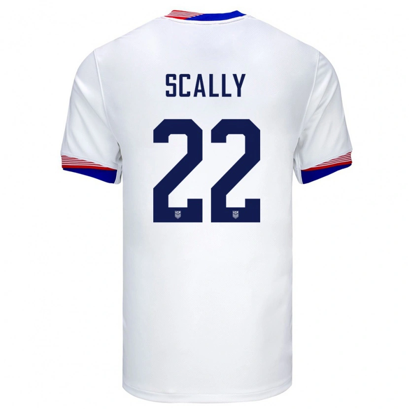 Danxen Herren Vereinigte Staaten Joe Scally #22 Weiß Heimtrikot Trikot 24-26 T-Shirt