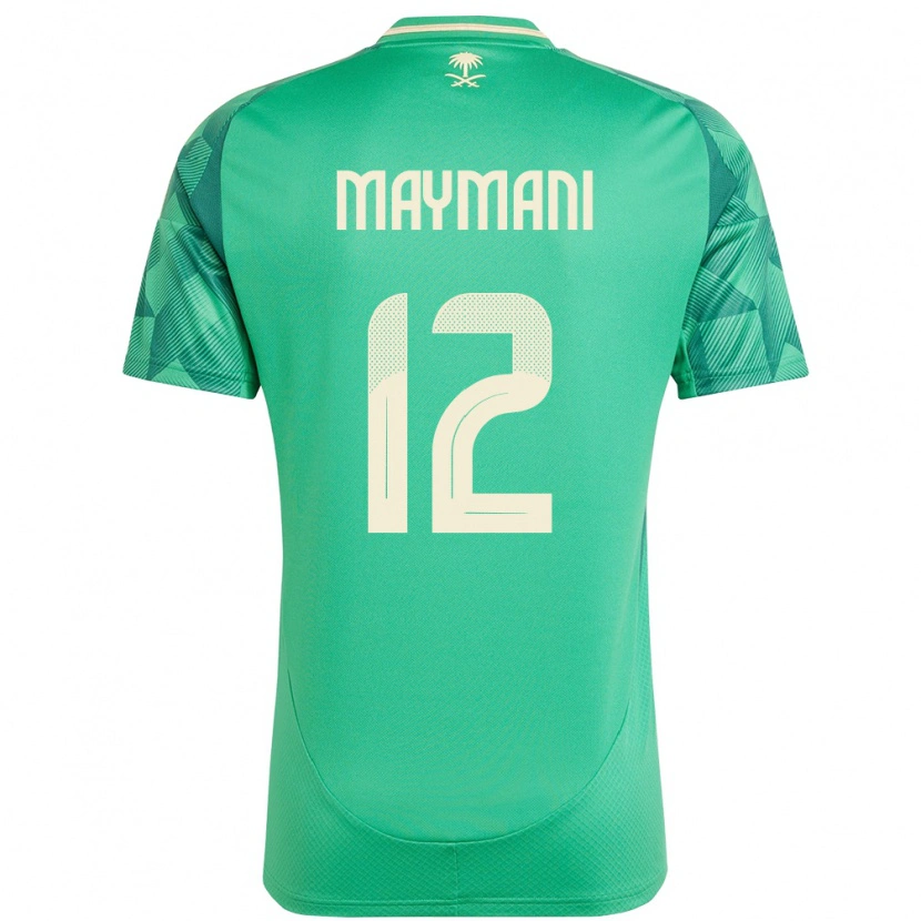 Danxen Herren Saudi-Arabien Ammar Maymani #12 Grün Heimtrikot Trikot 24-26 T-Shirt