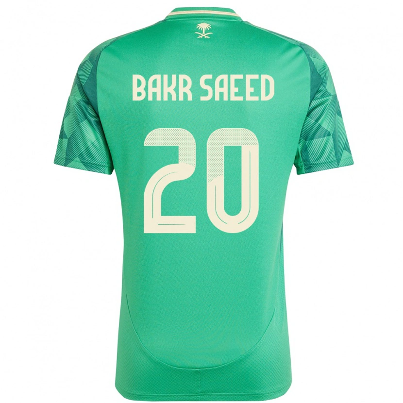 Danxen Herren Saudi-Arabien Abu Bakr Saeed #20 Grün Heimtrikot Trikot 24-26 T-Shirt