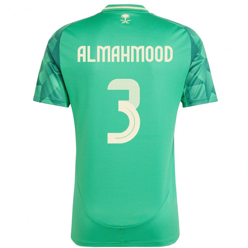Danxen Herren Saudi-Arabien Mohammed Almahmood #3 Grün Heimtrikot Trikot 24-26 T-Shirt
