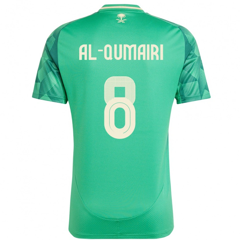Danxen Herren Saudi-Arabien Nawaf Al Qumairi #8 Grün Heimtrikot Trikot 24-26 T-Shirt