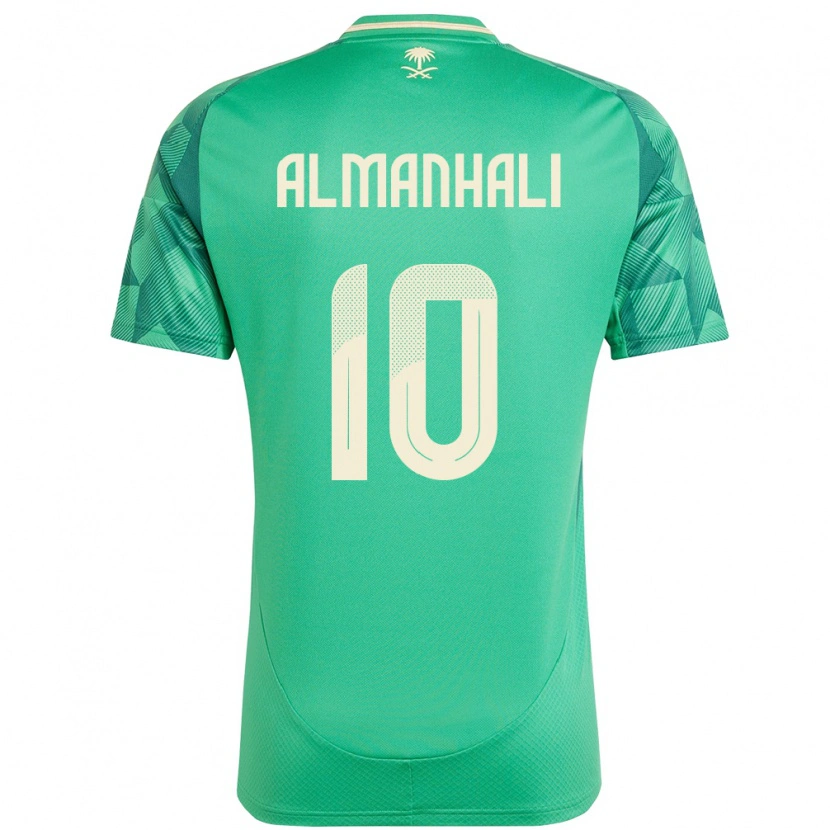 Danxen Herren Saudi-Arabien Suwailem Almanhali #10 Grün Heimtrikot Trikot 24-26 T-Shirt