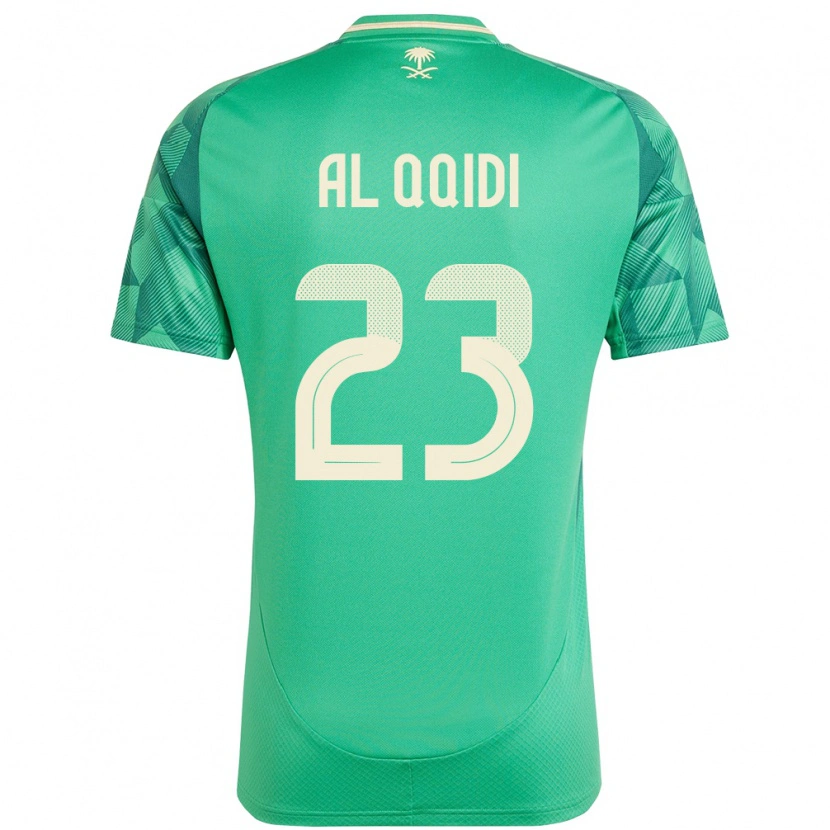 Danxen Herren Saudi-Arabien Nawaf Al Qqidi #23 Grün Heimtrikot Trikot 24-26 T-Shirt