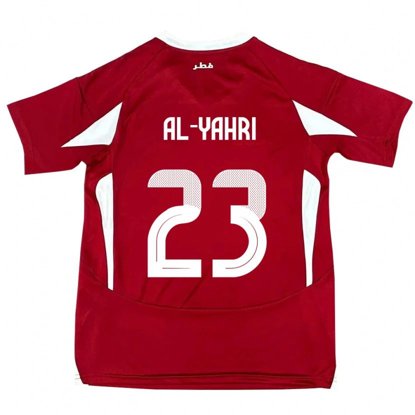 Danxen Herren Katar Nawaf Al-Yahri #23 Rot Heimtrikot Trikot 24-26 T-Shirt