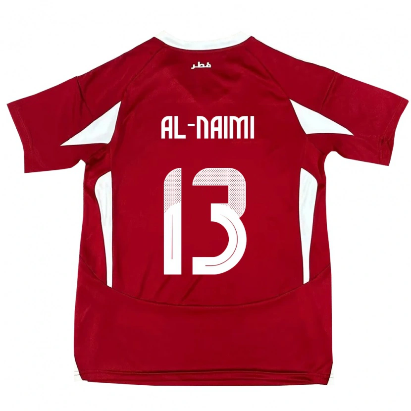 Danxen Herren Katar Zahra Al Naimi #13 Rot Heimtrikot Trikot 24-26 T-Shirt