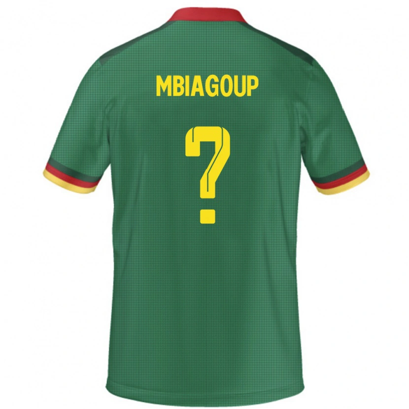 Danxen Herren Kamerun Xavier Mbiagoup #0 Grün Heimtrikot Trikot 24-26 T-Shirt