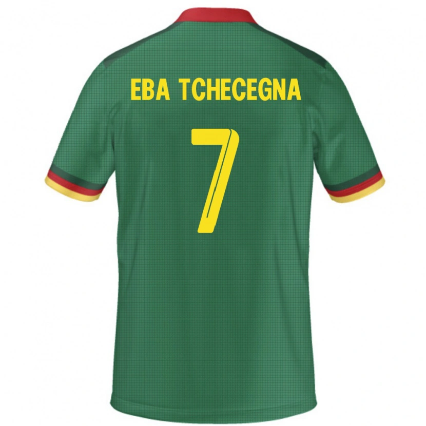 Danxen Herren Kamerun Arnold Eba Tchecegna #7 Grün Heimtrikot Trikot 24-26 T-Shirt