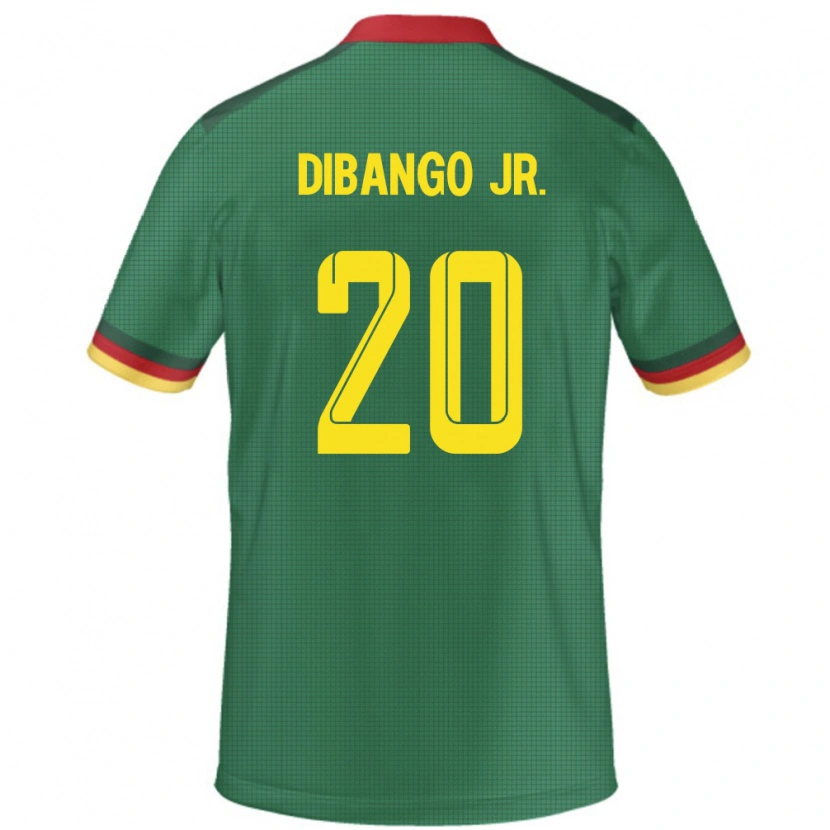 Danxen Herren Kamerun Yvan Dibango #20 Grün Heimtrikot Trikot 24-26 T-Shirt