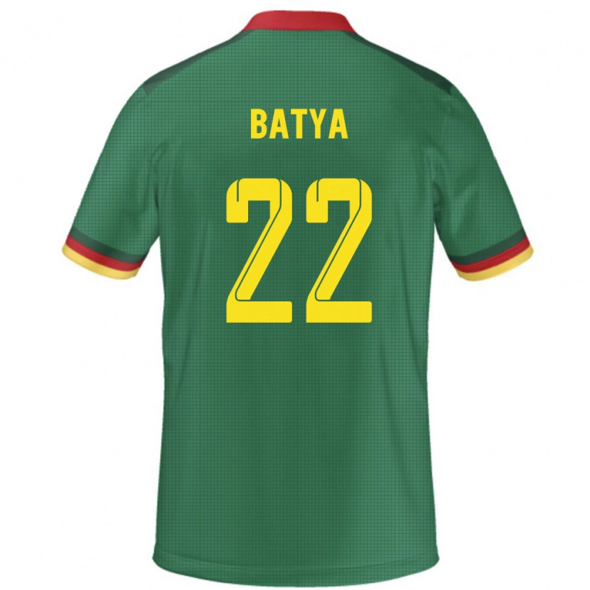 Danxen Herren Kamerun Michaela Batya #22 Grün Heimtrikot Trikot 24-26 T-Shirt
