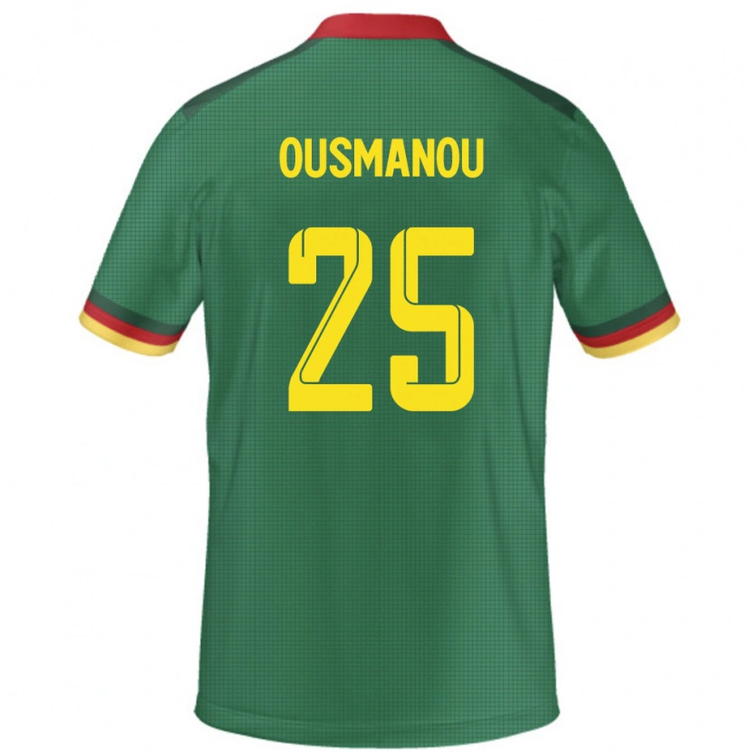 Danxen Herren Kamerun Doudou Ousmanou #25 Grün Heimtrikot Trikot 24-26 T-Shirt
