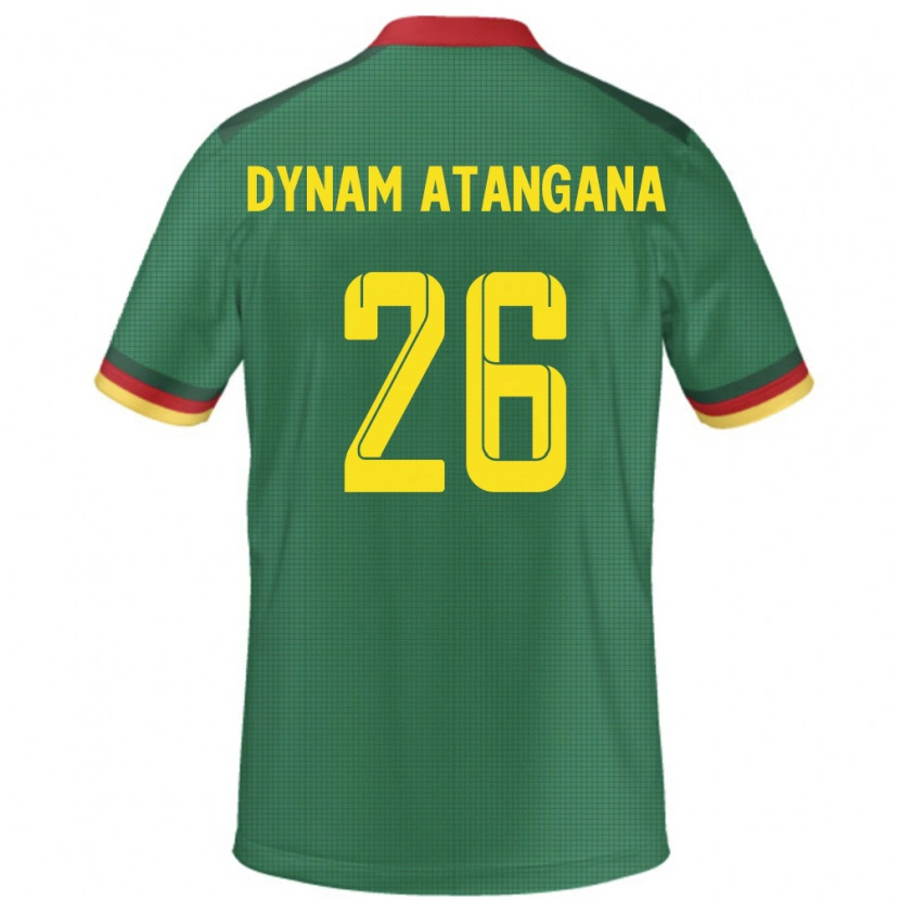 Danxen Herren Kamerun Marc Dynam Atangana #26 Grün Heimtrikot Trikot 24-26 T-Shirt