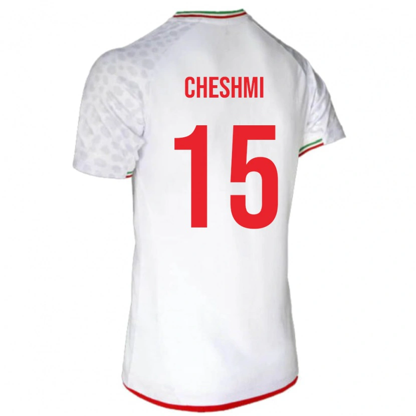 Danxen Herren Iran Roozbeh Cheshmi #15 Weiß Heimtrikot Trikot 24-26 T-Shirt