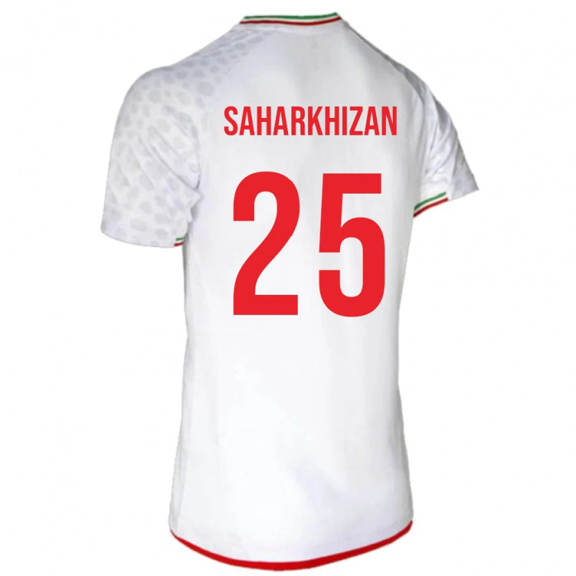 Danxen Herren Iran Saeid Saharkhizan #25 Weiß Heimtrikot Trikot 24-26 T-Shirt