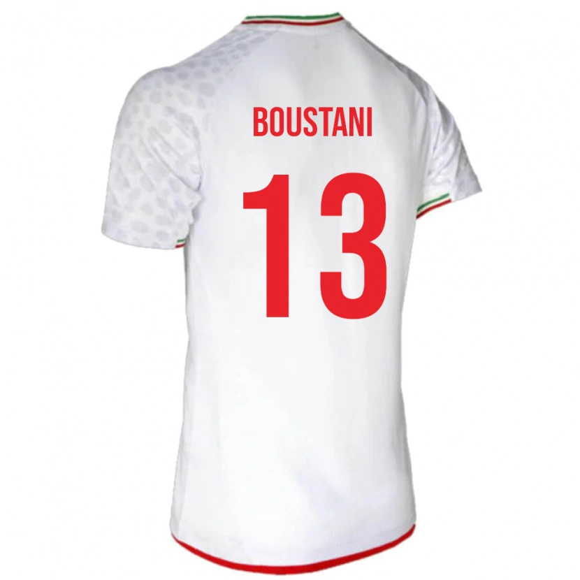 Danxen Herren Iran Amirmohammad Boustani #13 Weiß Heimtrikot Trikot 24-26 T-Shirt
