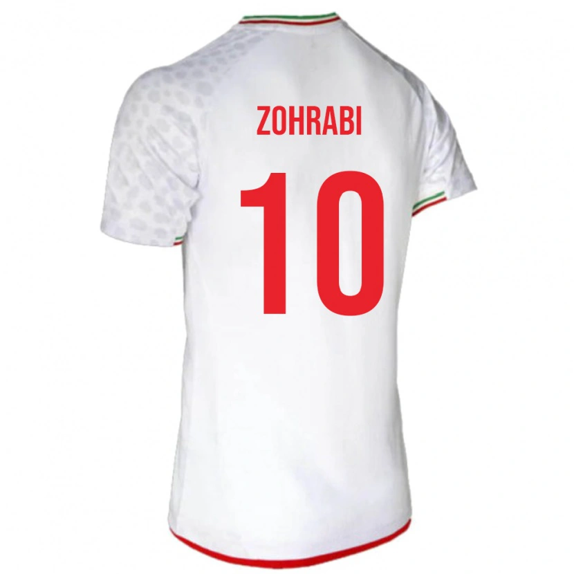 Danxen Herren Iran Sara Zohrabi #10 Weiß Heimtrikot Trikot 24-26 T-Shirt