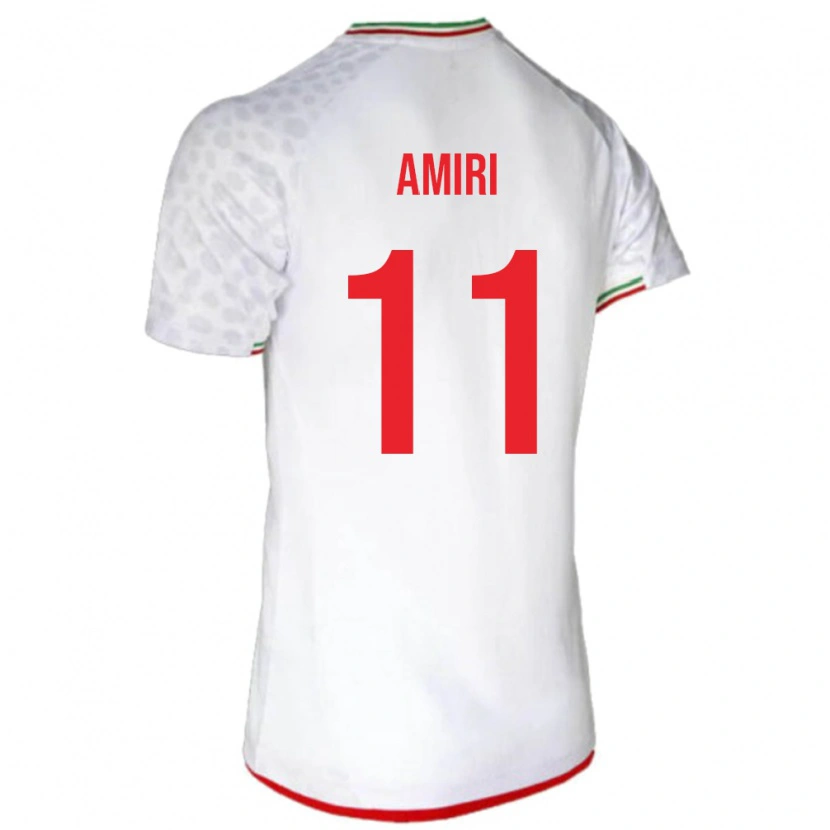 Danxen Herren Iran Vahid Amiri #11 Weiß Heimtrikot Trikot 24-26 T-Shirt