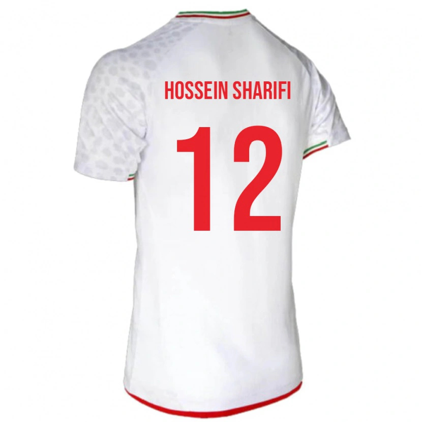 Danxen Herren Iran Mohammad Hossein Sharifi #12 Weiß Heimtrikot Trikot 24-26 T-Shirt