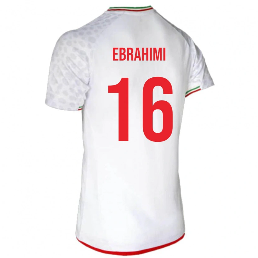 Danxen Herren Iran Omid Ebrahimi #16 Weiß Heimtrikot Trikot 24-26 T-Shirt