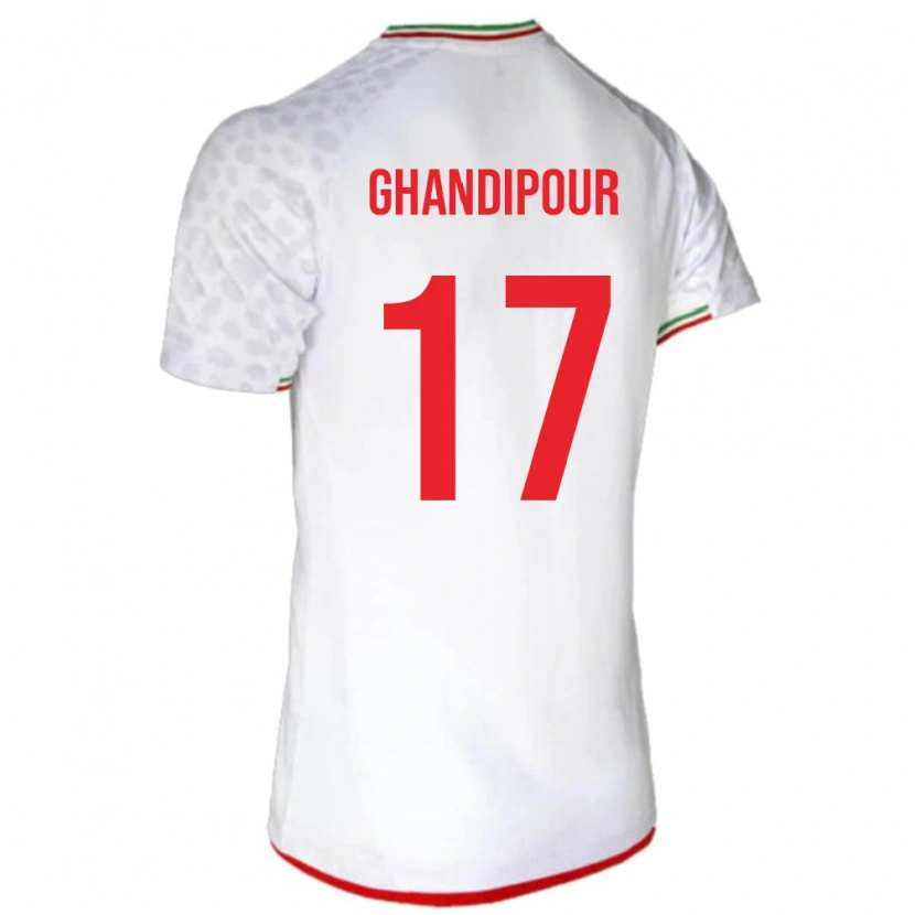 Danxen Herren Iran Reza Ghandipour #17 Weiß Heimtrikot Trikot 24-26 T-Shirt