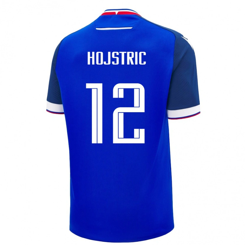 Danxen Herren Slowakei Tomas Hojstric #12 Blau Heimtrikot Trikot 24-26 T-Shirt
