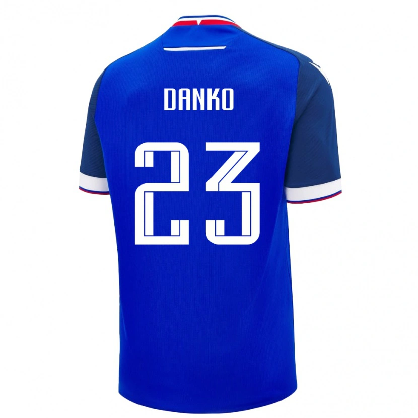 Danxen Herren Slowakei Adam Danko #23 Blau Heimtrikot Trikot 24-26 T-Shirt