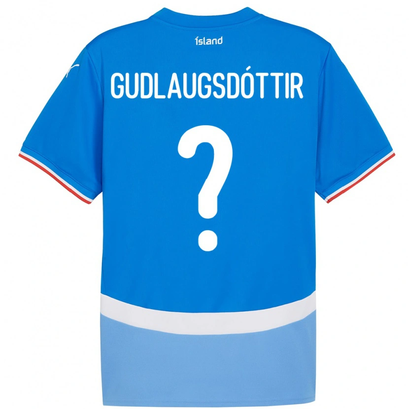 Danxen Herren Island Aldís Guðlaugsdóttir #0 Blau Heimtrikot Trikot 24-26 T-Shirt