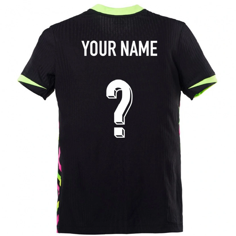 Danxen Herren Australien Ihren Namen #0 Dunkelblau Auswärtstrikot Trikot 24-26 T-Shirt