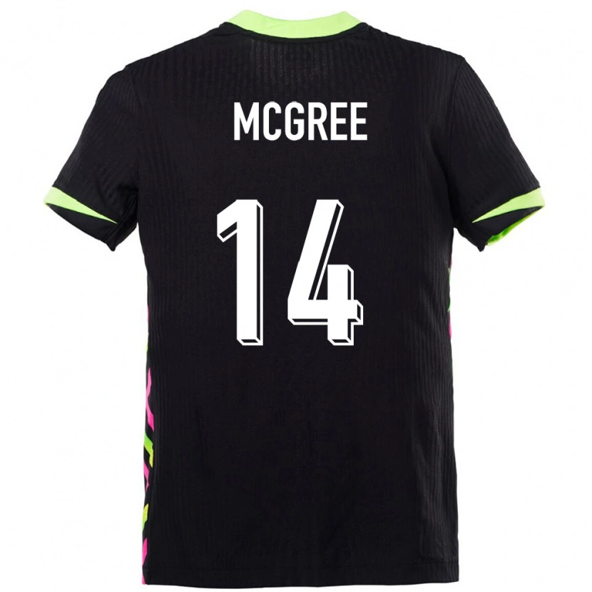 Danxen Herren Australien Riley Mcgree #14 Dunkelblau Auswärtstrikot Trikot 24-26 T-Shirt