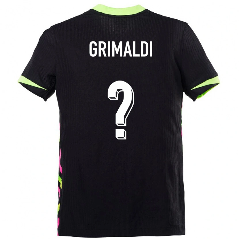 Danxen Herren Australien Matthew Grimaldi #0 Dunkelblau Auswärtstrikot Trikot 24-26 T-Shirt