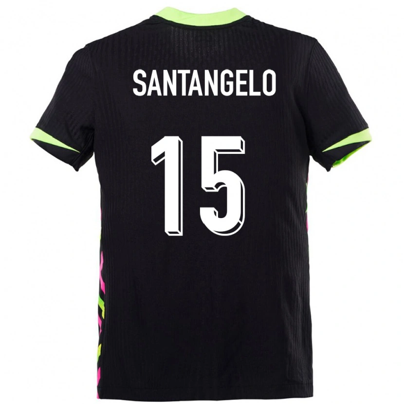 Danxen Herren Australien Marco Santangelo #15 Dunkelblau Auswärtstrikot Trikot 24-26 T-Shirt
