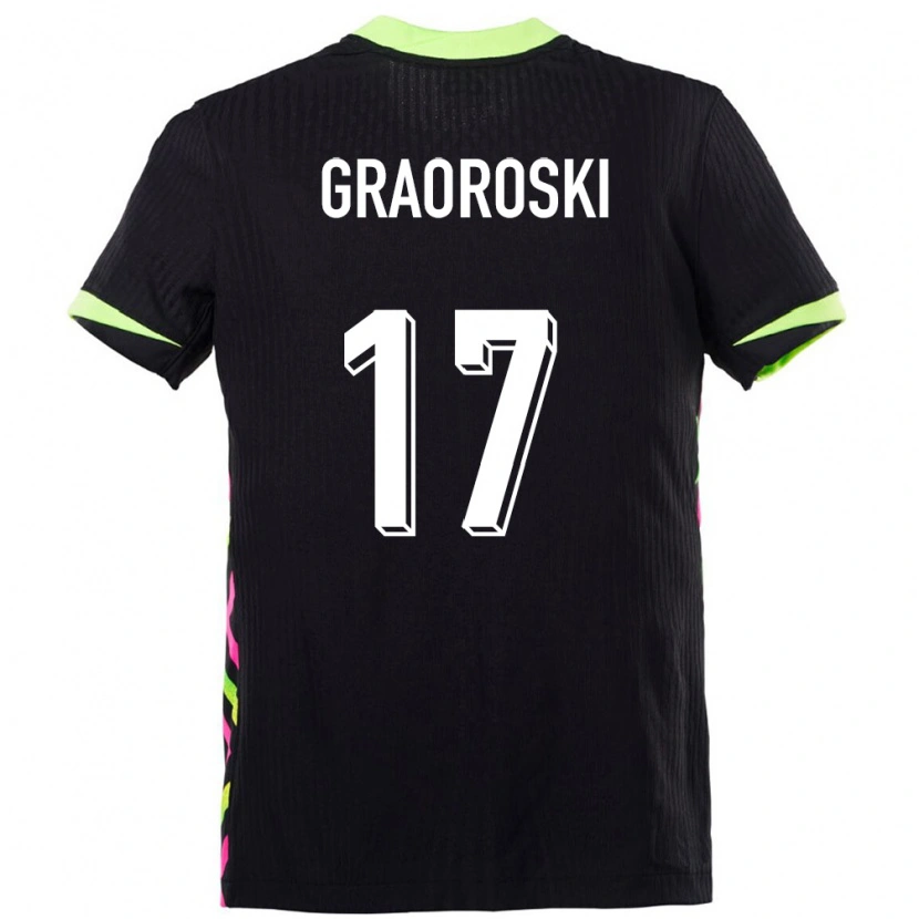 Danxen Herren Australien Jordan Graoroski #17 Dunkelblau Auswärtstrikot Trikot 24-26 T-Shirt