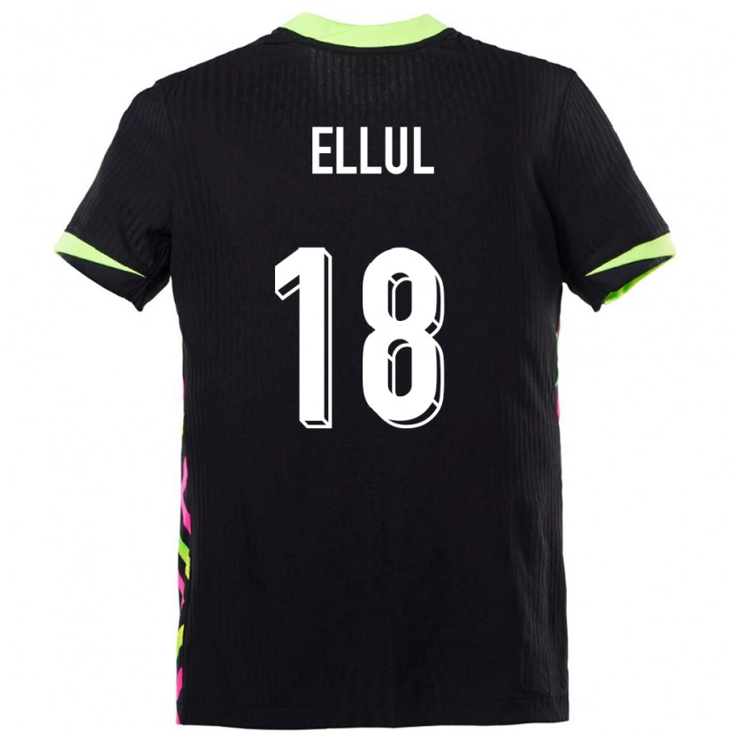 Danxen Herren Australien Noah Ellul #18 Dunkelblau Auswärtstrikot Trikot 24-26 T-Shirt