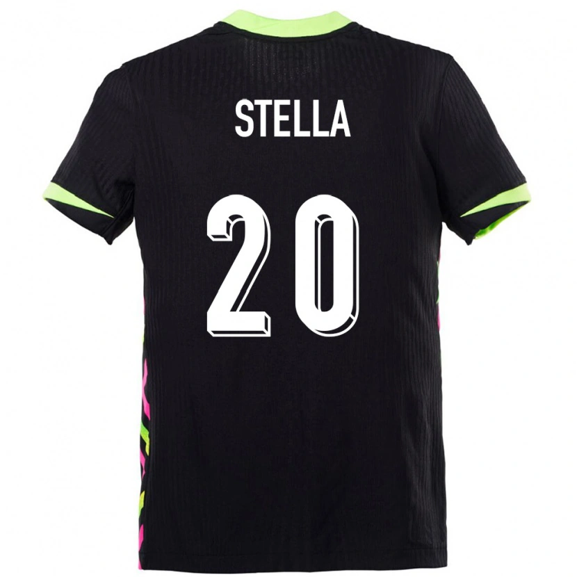Danxen Herren Australien Xavier Stella #20 Dunkelblau Auswärtstrikot Trikot 24-26 T-Shirt