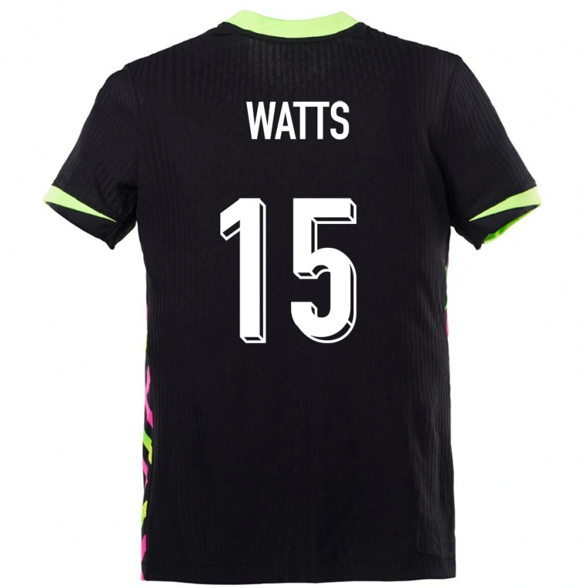 Danxen Herren Australien Caleb Watts #15 Dunkelblau Auswärtstrikot Trikot 24-26 T-Shirt