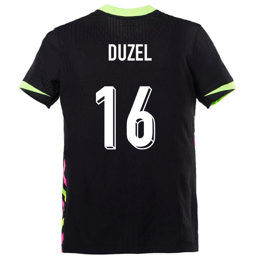 Danxen Herren Australien Luke Duzel #16 Dunkelblau Auswärtstrikot Trikot 24-26 T-Shirt