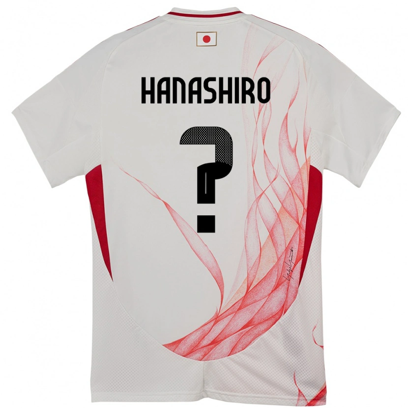 Danxen Herren Japan Rinto Hanashiro #0 Weiß Auswärtstrikot Trikot 24-26 T-Shirt