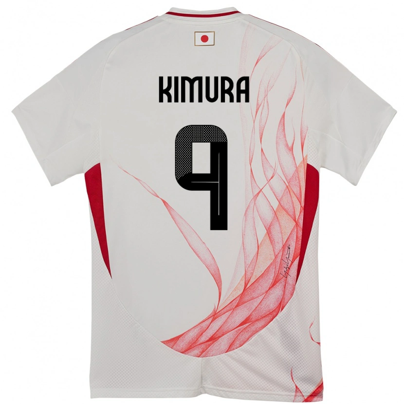 Danxen Herren Japan Yudai Kimura #9 Weiß Auswärtstrikot Trikot 24-26 T-Shirt