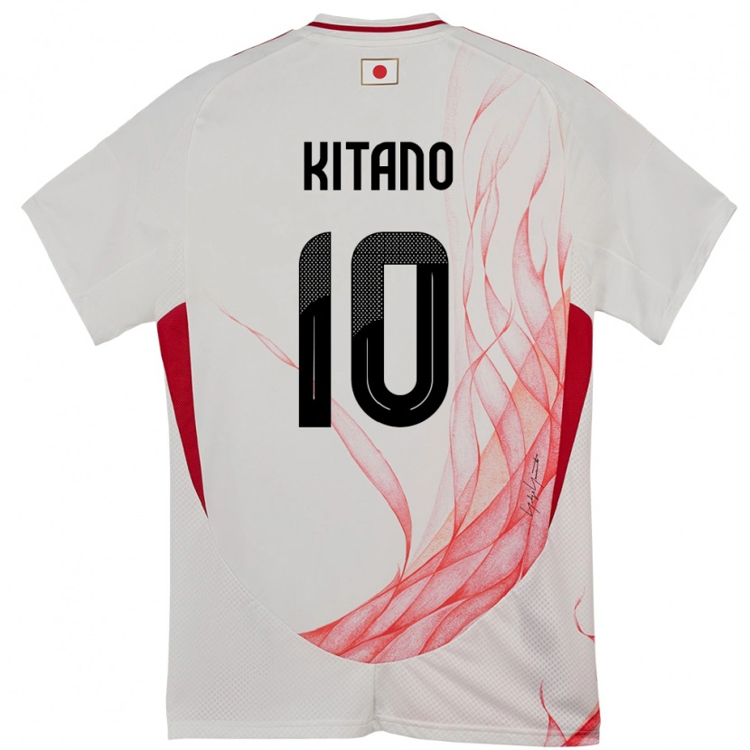 Danxen Herren Japan Sota Kitano #10 Weiß Auswärtstrikot Trikot 24-26 T-Shirt