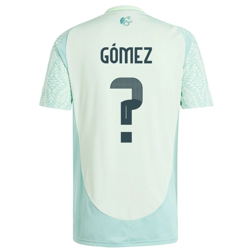 Danxen Herren Mexiko Xavier Gómez #0 Leinengrün Auswärtstrikot Trikot 24-26 T-Shirt