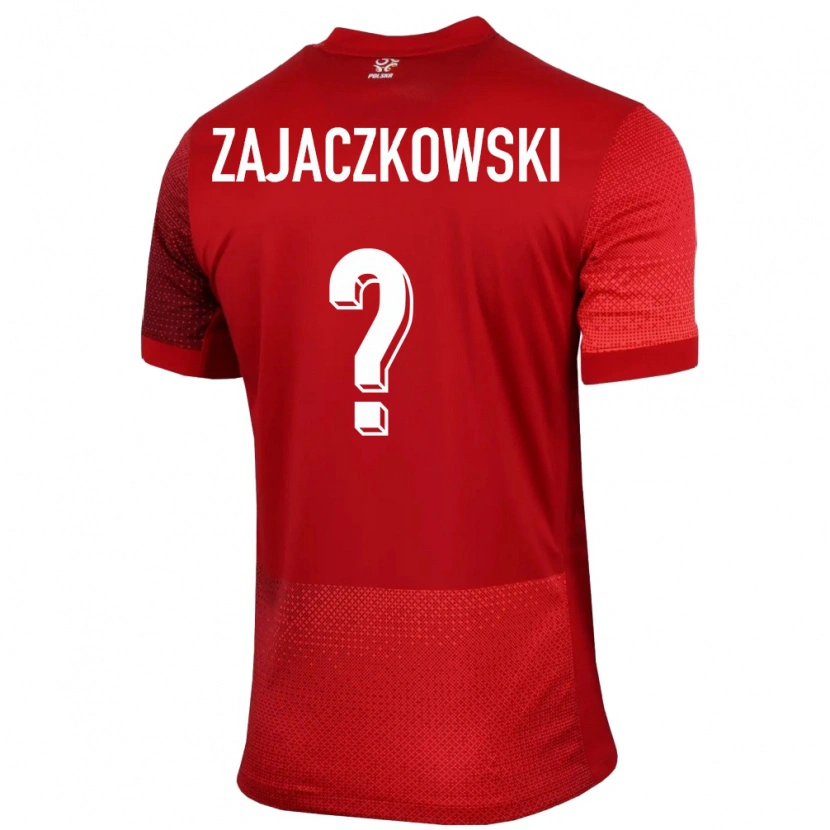 Danxen Herren Polen Lukasz Zajaczkowski #0 Rot Auswärtstrikot Trikot 24-26 T-Shirt