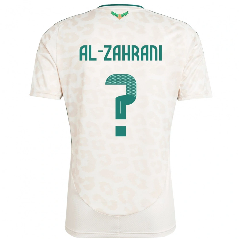 Danxen Herren Saudi-Arabien Anas Al-Zahrani #0 Weiß Auswärtstrikot Trikot 24-26 T-Shirt