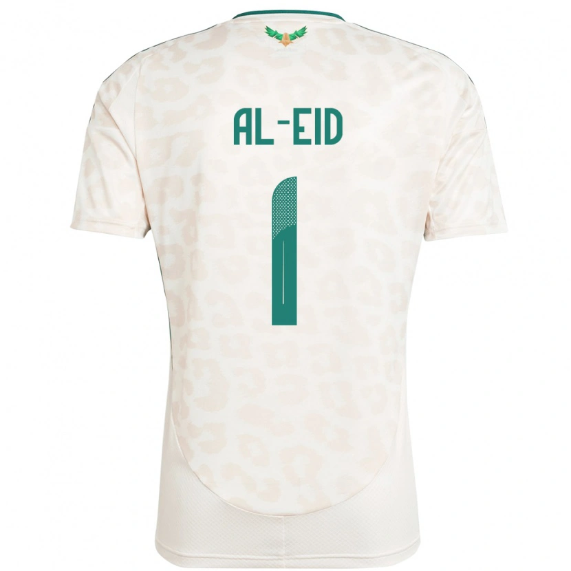 Danxen Herren Saudi-Arabien Mousa Al-Eid #1 Weiß Auswärtstrikot Trikot 24-26 T-Shirt