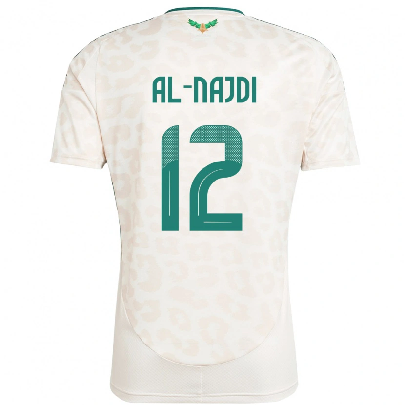 Danxen Herren Saudi-Arabien Salem Al-Najdi #12 Weiß Auswärtstrikot Trikot 24-26 T-Shirt