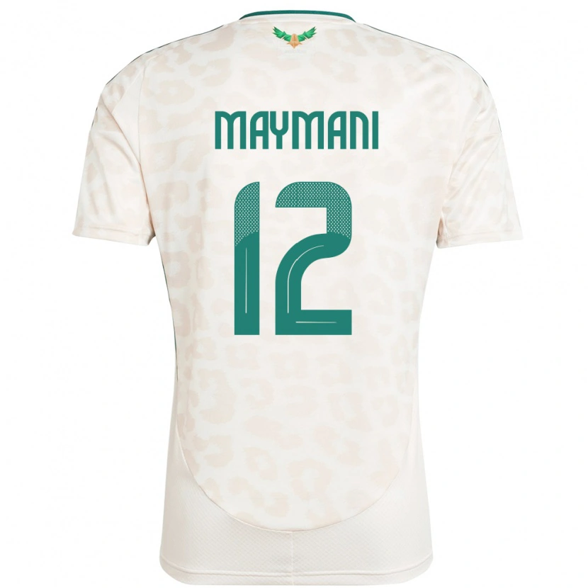 Danxen Herren Saudi-Arabien Ammar Maymani #12 Weiß Auswärtstrikot Trikot 24-26 T-Shirt