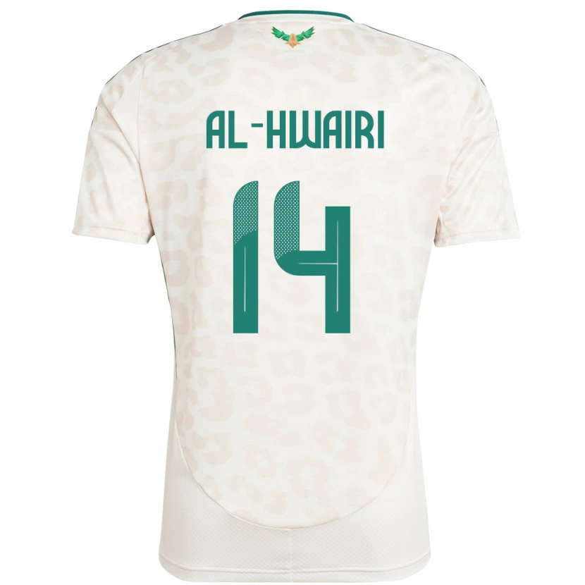 Danxen Herren Saudi-Arabien Nawaf Al-Hwairi #14 Weiß Auswärtstrikot Trikot 24-26 T-Shirt
