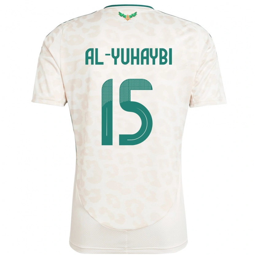 Danxen Herren Saudi-Arabien Amar Al-Yuhaybi #15 Weiß Auswärtstrikot Trikot 24-26 T-Shirt