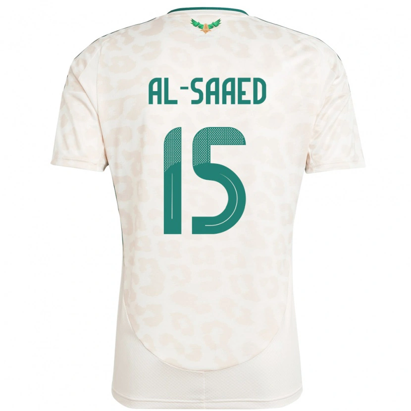 Danxen Herren Saudi-Arabien Turki Abdullah Al-Saaed #15 Weiß Auswärtstrikot Trikot 24-26 T-Shirt