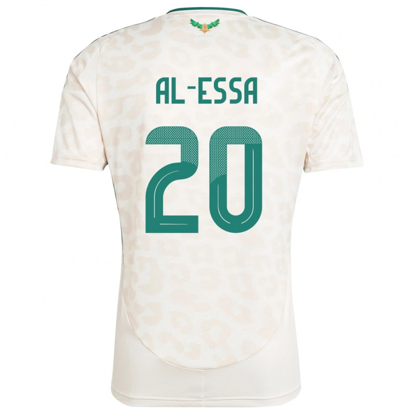 Danxen Herren Saudi-Arabien Karam Al-Essa #20 Weiß Auswärtstrikot Trikot 24-26 T-Shirt