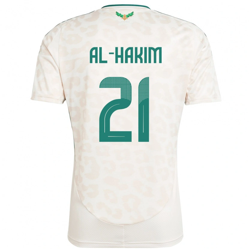 Danxen Herren Saudi-Arabien Mohammed Al-Hakim #21 Weiß Auswärtstrikot Trikot 24-26 T-Shirt